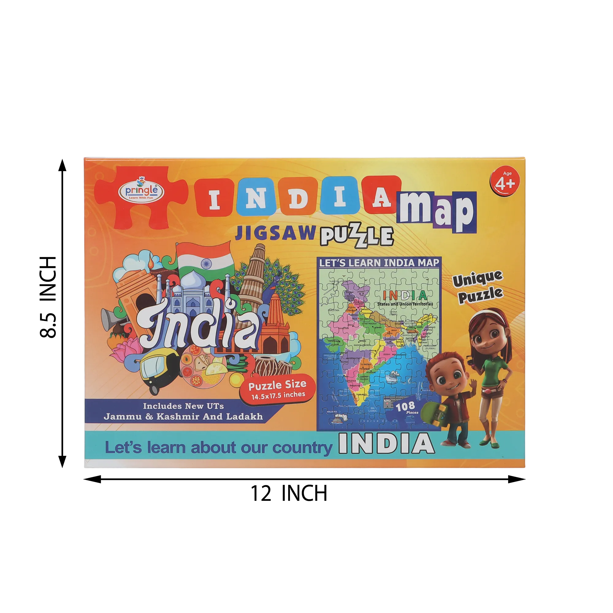 PR17 India Map Jigsaw Puzzle